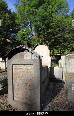 Polen Krakau Kazimierz Remuh jüdischer Friedhof Stockfoto