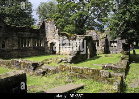 Wycoller Hall Stockfoto