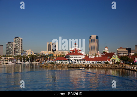 Waterfront Center Long Beach Kalifornien Stockfoto