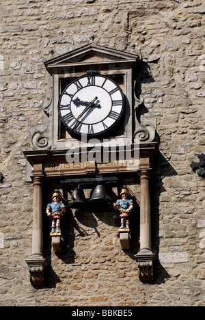Quarterboys Uhr, Oxford, Oxfordshire, England, Vereinigtes Königreich Stockfoto