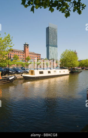 Beetham Tower Manchester von Castlefield Kais Stockfoto