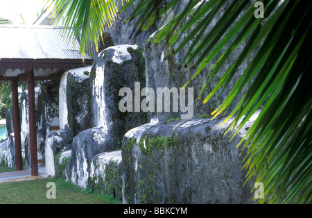 Strebepfeiler Matavera Cicc-Rarotonga-Cook-Inseln Stockfoto