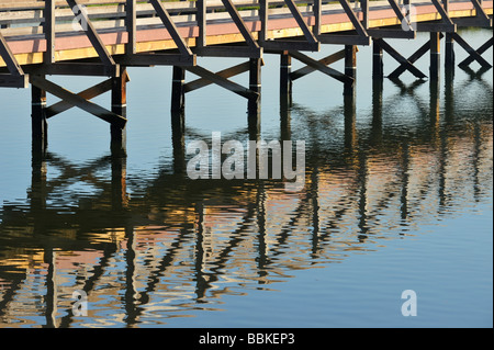 Das Bolsa Chica Ecological Reserve - ein State Marine Conservation Area (SMCA), Huntington Beach CA Stockfoto