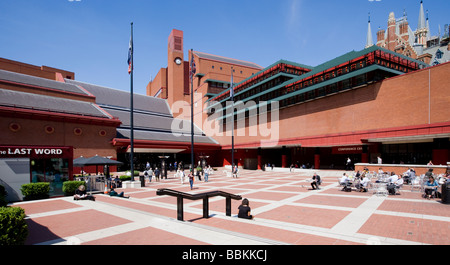 Die britische Bibliothek St Pancras-London England Stockfoto