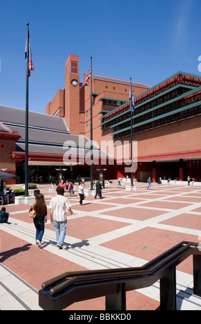 Die britische Bibliothek St Pancras-London England Stockfoto