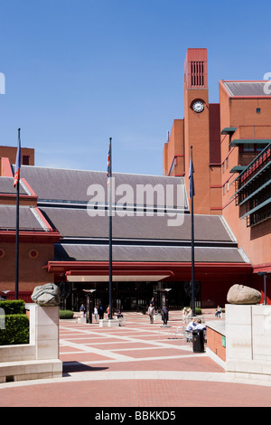 Die britische Bibliothek St Pancras-London England Stockfoto