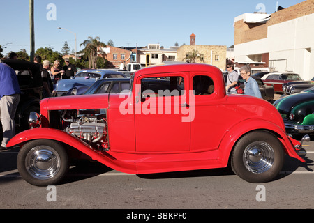 Hot Rods oder Straße Stäbe auf dem display Stockfoto