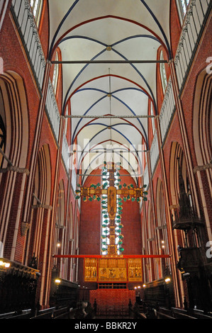 Interieur, Münster Bad Doberan Dom, Zisterzienserkloster, 13. Jhdt., Bad Doberan, Mecklenburg-Western Pomerania, Deutschland Stockfoto