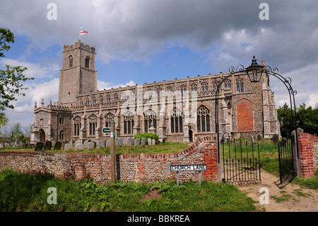 Der Holy Trinity Church in Blythburgh Suffolk Stockfoto