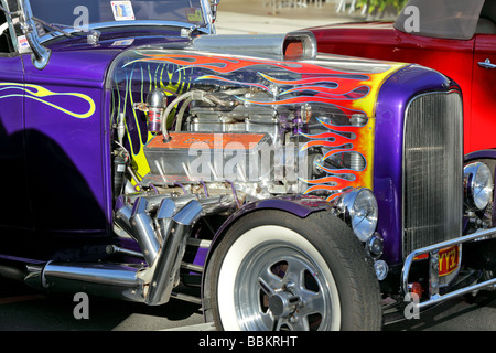 Hot Rods oder Straße Stäbe auf dem display Stockfoto