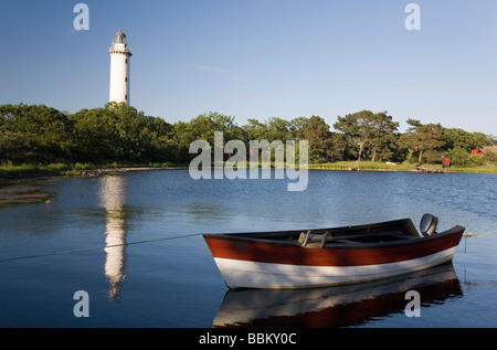 Leuchtturm Leuchtturmmuseum Erik, Oelands Norra Ytterberg, Oeland, Schweden Stockfoto