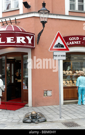 Cumil Geist der Bratislava Slowakei Stockfoto