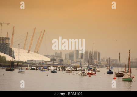 Großbritannien, England, Vereinigtes Königreich, die, O2, Greenwich, Millennium Dome in London, England, design, 2012, Olympia, Spiele, Olympische Spiele, Stockfoto