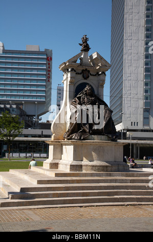 Königin Victoria Denkmal in Manchester UK Stockfoto