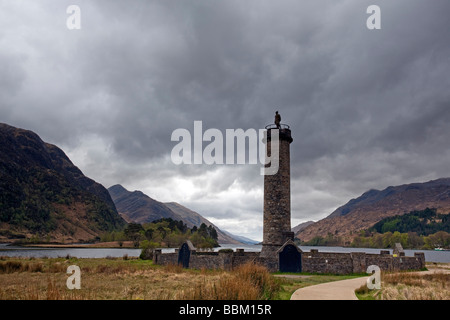 Glenfinnan Monument Loch Shiel Highlands Schottland Stockfoto