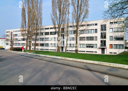 Weissenhofsiedlung Estate Stuttgart, Appartementhaus Am Weissenhof 14-20, Architekt Ludwig Mies van der Rohe, Baden Wuerttember Stockfoto