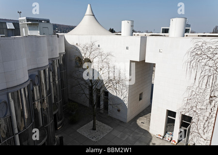 Kunst - und -Ausstellungshalle der Bundesrepublik Deutschland, Eingang und Terrasse, Bonn, NRW, Europa Stockfoto