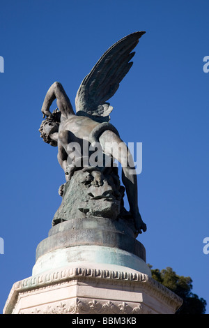 Die gefallenen Engel Statue, Parque del Retiro, Madrid, Spanien Stockfoto