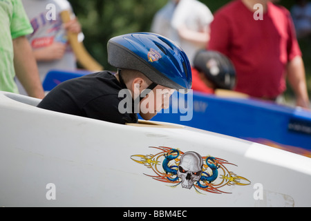 SOAP Box Derby Glens Falls New York Warren County Adirondacks region Stockfoto