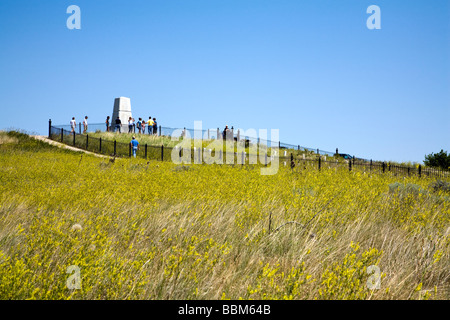 Wichtigsten Schlachtfeld Bereich, Little Bighorn Battlefield National Monument, Montana, USA. Custer's Last Stand. Stockfoto