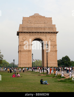 India Gate New Delhi Indien Asien Stockfoto