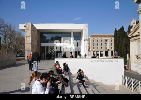 Ara Pacis Augustae, Augustusaltar, Piazza Augusto Imperatore, historisches Zentrum, Rom, Italien Stockfoto