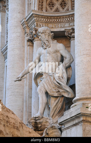 Brunnen, Abbildung, Nahaufnahme, Fontana di Trevi, Altstadt, Rom, Italien Stockfoto