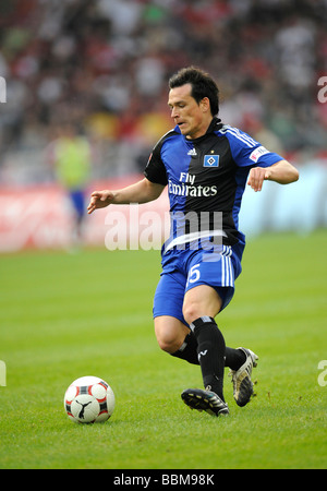 International Piotr Trochowski, deutscher Fußballspieler für den HSV, Hamburger SV, am ball zu spielen Stockfoto