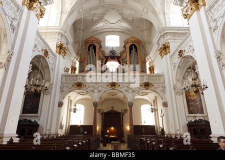 Bruckner-Orgel, alte Dome, St. Ignatius Kirche in Linz, Oberösterreich, Österreich, Europa Stockfoto