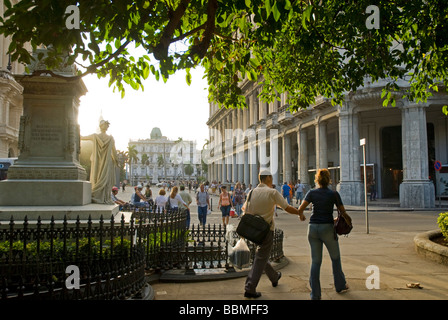 Kuba, Havanna. Parque Central in Havanna Stockfoto