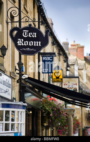 Markt-Haus-Teestube, Moreton-in-Marsh, Gloucestershire, Großbritannien Stockfoto