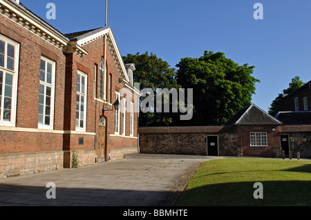 Rittersaal und Burghof, Leicester, Leicestershire, England, Vereinigtes Königreich Stockfoto