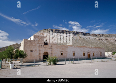 Mision San Francisco de Borja, Desierto Central, Baja California, Mexiko Stockfoto