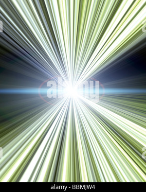 Abstrakte Lichtmuster (Digital Composite) Stockfoto