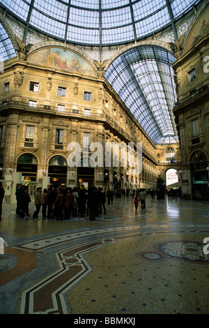 Italien, Mailand, Galleria Vittorio Emanuele II Stockfoto