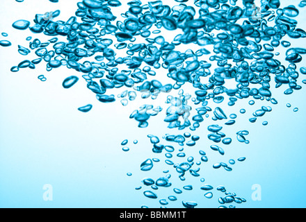 Ansicht von Wassertropfen Stockfoto