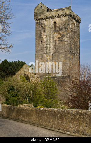 dh DYSART FIFE St Leibeigenen Turm Stockfoto