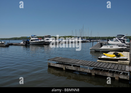 Marina Sodus Bay in New York USA. Stockfoto