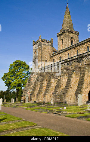 dh Dunfermline Abtei DUNFERMLINE FIFE Oude Kerk zwölften Jahrhundert Benediktiner-Abtei Schottland Stockfoto