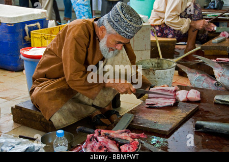 Fischmarkt Mutrah Muscat Oman Stockfoto