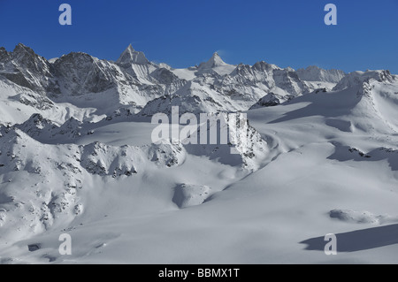 Gletscher in der Schweiz Stockfoto