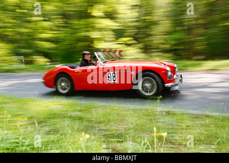 Austin Healey 3000 MK I BT7, Baujahr 1961, Oldtimer-Motor Rallye Wiesbaden 2009, Hessen, Deutschland, Europa Stockfoto