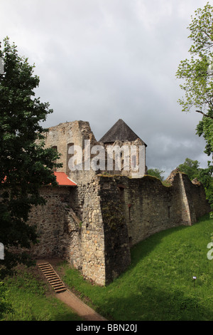 Cesis-Burg im Dorf von Cesis, Lettland, baltischen Staat Europas. Foto: Willy Matheisl Stockfoto