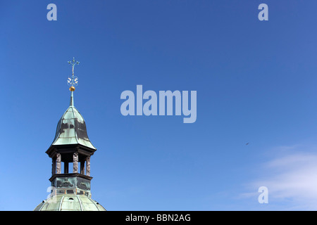 Brunnen auf dem Marktplatz, Wismar, Mecklenburg-Western Pomerania, Deutschland, Europa Stockfoto