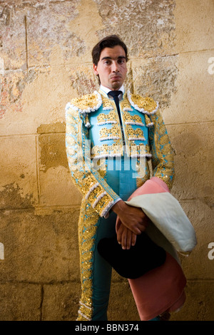 Porträt von einem spanischen Matador, Sevilla, Spanien Stockfoto