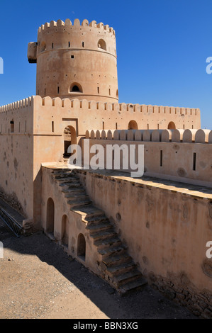 Historischen Adobe Befestigung Ras al Hadd Fort oder Burg, Sharqiya Region, Sultanat von Oman, Arabien, Naher Osten Stockfoto