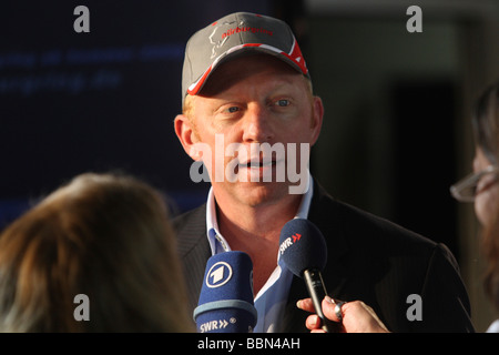 Boris Becker, Nürburgring, Rheinland-Pfalz, Deutschland, Europa Stockfoto