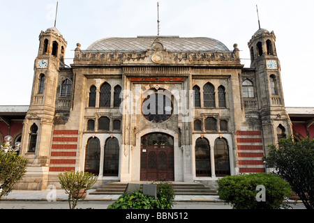 Sirkeci Bahnhof, osmanischen Jugendstil-Gebäude, ehemalige Endstation des Orient-Express, Istanbul, Türkei Stockfoto