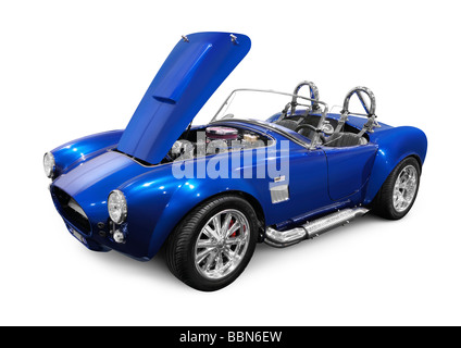 Führerschein und Fingerabdrücke bei MaximImages.com - 1966 Ford 427 Shelby AC Cobra Classic Sportwagen Stockfoto