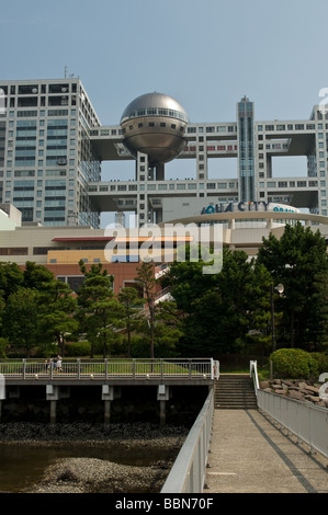 Fuji Television Gebäude in Odaiba, Tokyo, Japan Stockfoto